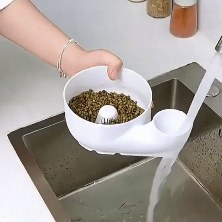 野菜・果物 水切りボウル｜4in1 洗浄＆水切りボウル