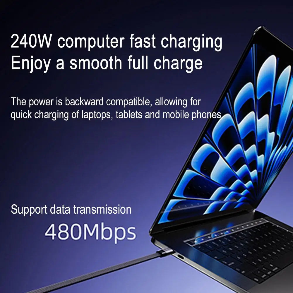 スタンド付き急速充電ケーブル｜240W PD対応