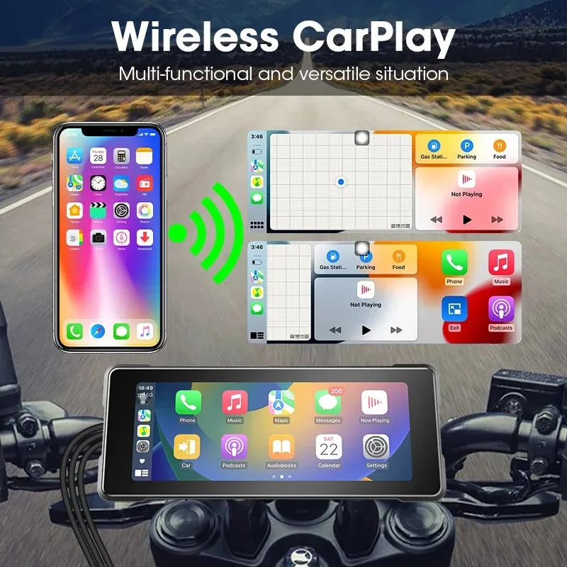 バイク用7インチスマートディスプレイ