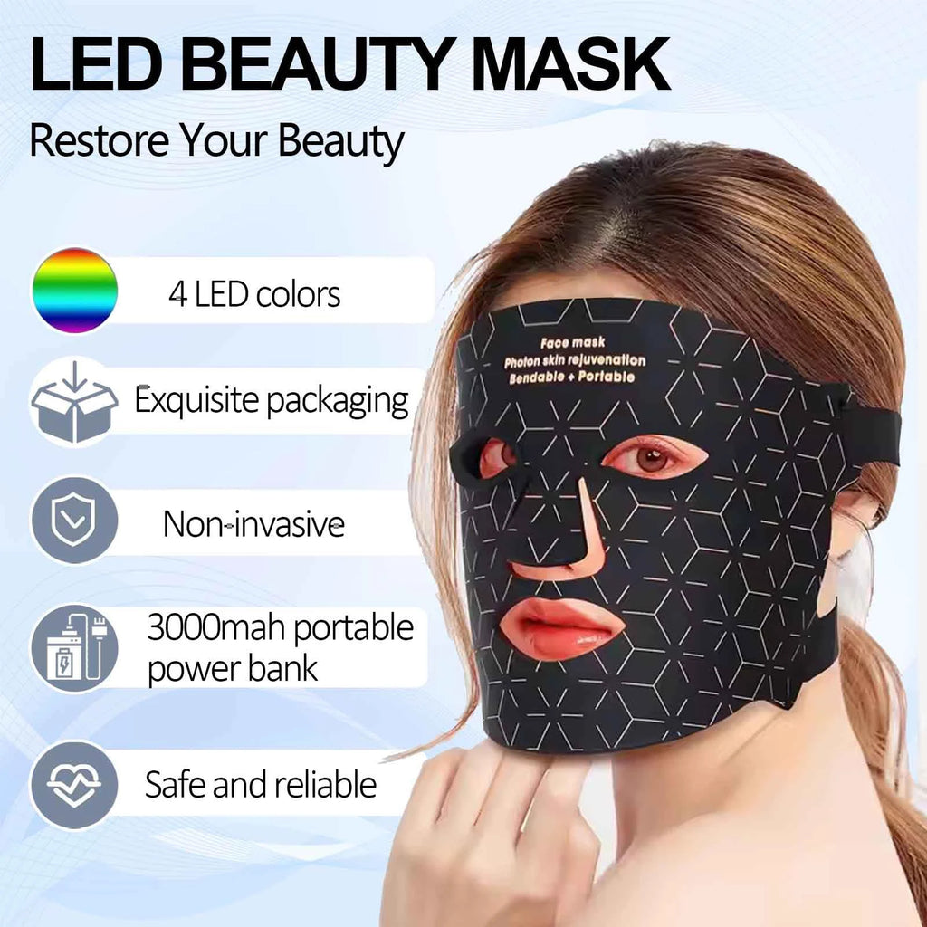 LEDレッドライトセラピーフェイスマスク
