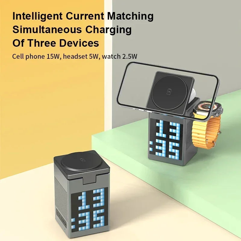 6in1マグネットワイヤレス充電ステーション