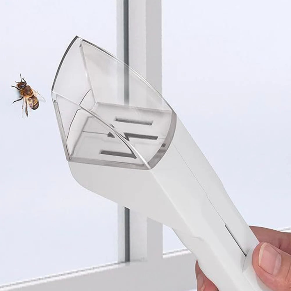 虫を触らずキャッチできる透明虫取り器