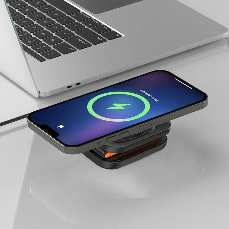 3in1折りたたみワイヤレス充電スタンド