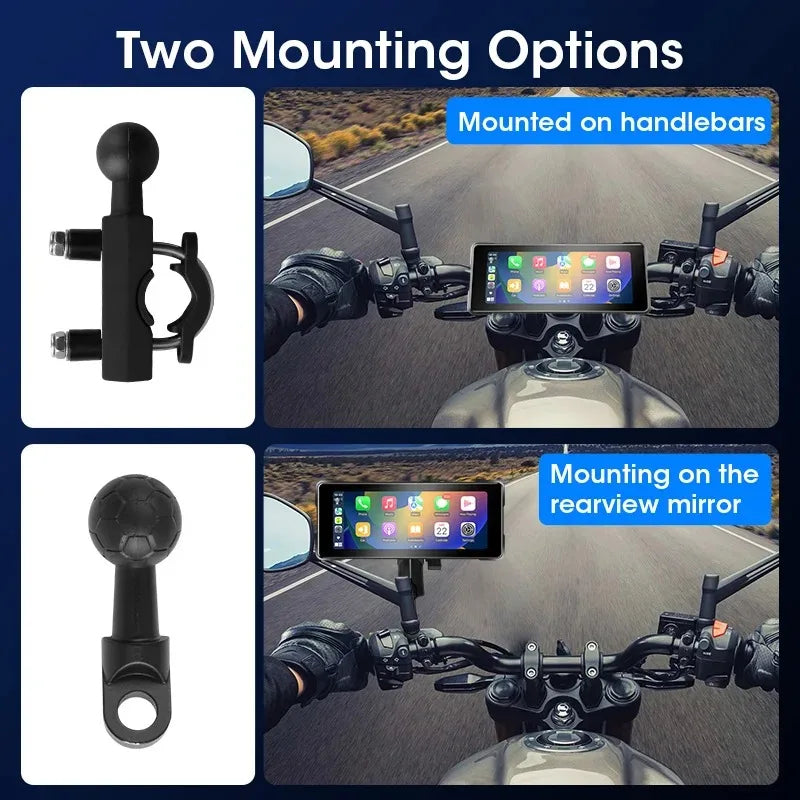 バイク用7インチスマートディスプレイ
