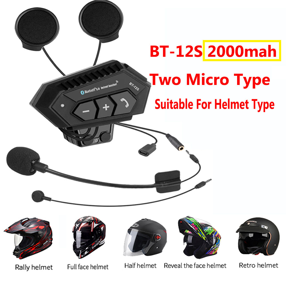 バイク用Bluetoothヘルメットヘッドセット