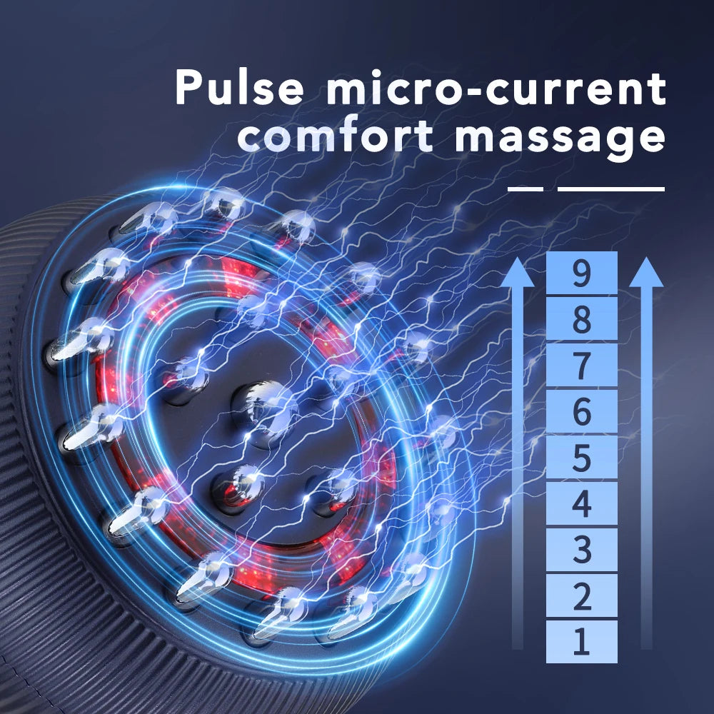 温熱EMS搭載 4WAY 電動かっさマッサージャー