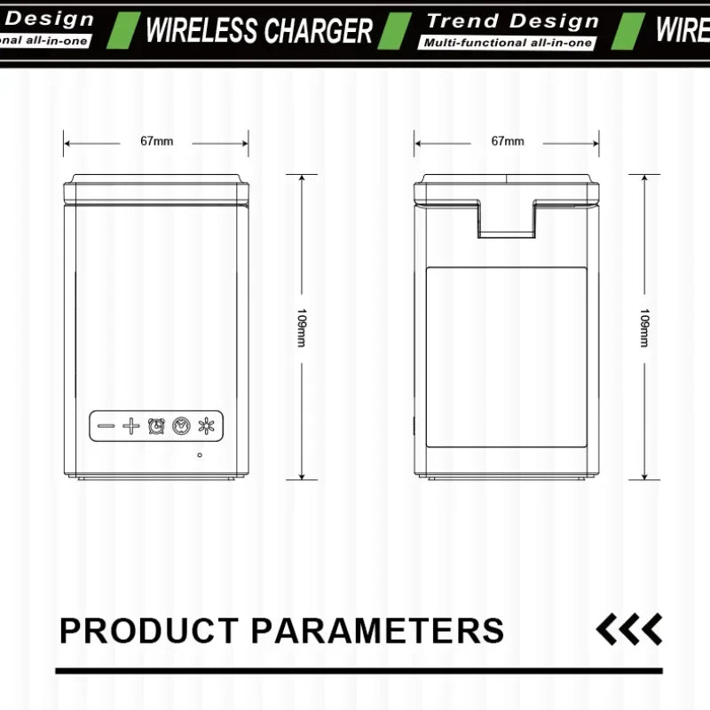 6in1マグネットワイヤレス充電ステーション