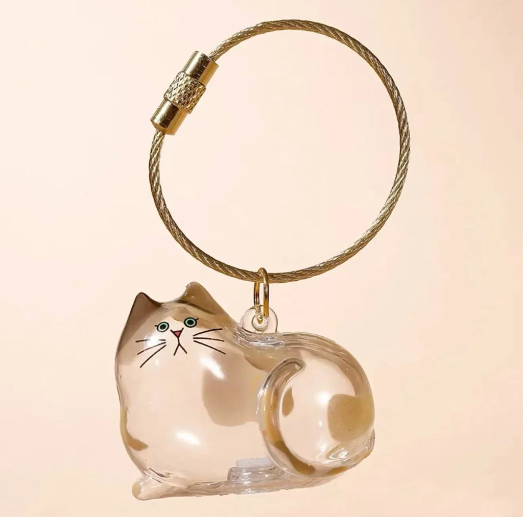 猫の毛メモリアルキーホルダー